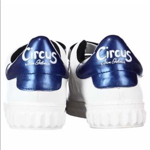 Sam Edelman White/Sapphire Sneakers